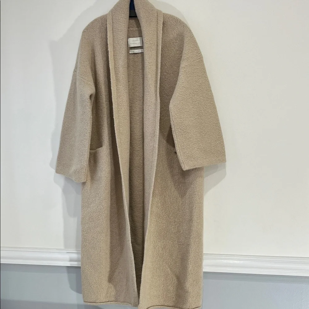 Lauren Manoogian Women's Tan Coat - Picture 10 of 14